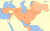 Seljuk Empire at its greatest extent in 1092, upon the death of Malik Shah I.