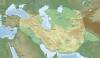 Map of the Timurid Empire at its greatest extent under Timur