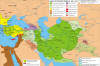 Detailed map of the Timurid Empire with its tributary states and sphere of influence in Western-Central Asia (1402-1403)